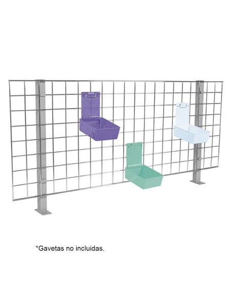 Estantería Max Work Twin Para Puesto de Trabajo, Porta Gavetas Colgantes Bader