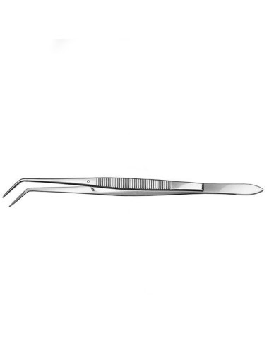 Pinza Flagg Estriada 16 cm Acodada 725/2 Carl Martin