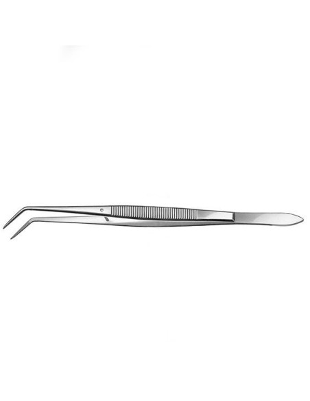 Pinza Flagg Estriada 16 cm Acodada 725/2 Carl Martin
