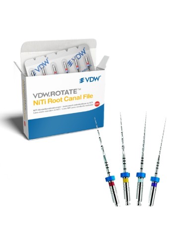 Limas NiTi VDW.Rotate 31 mm Secuencia Básica 1 Blister 6 unidades Estériles VDW - Zipperer