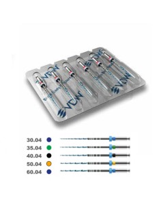Limas NiTi VDW.Rotate 31mm .04 Modelado de Canales Grandes 6 unidades Estériles VDW - Zipperer