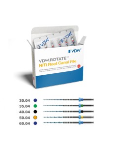 Limas NiTi VDW.Rotate 31mm .04 Modelado de Canales Grandes 6 unidades Estériles VDW - Zipperer 2