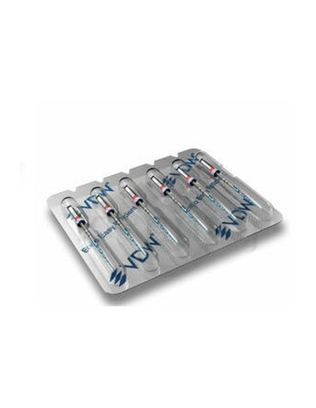 Limas NiTi VDW.Rotate 25 mm .06 Modelado de Canales Grandes 6 unidades Estériles VDW - Zipperer