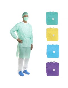 Bata Hidrorepelente NO Estéril para Paciente 10 uds.