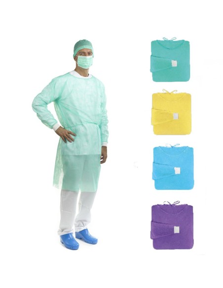Bata Hidrorepelente NO Estéril para Paciente 10 uds.