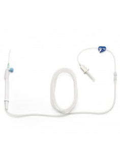 Línea de Irrigación Manual con Regulador de Flujo 5 uds Estériles Alle Dental