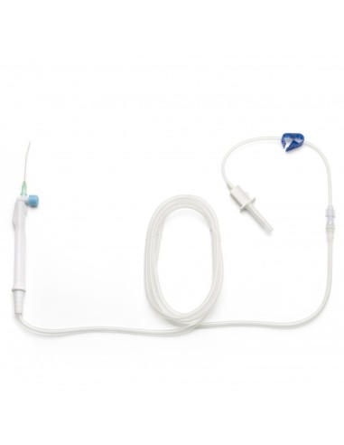 Línea de Irrigación Manual con Regulador de Flujo 5 uds Estériles Alle Dental