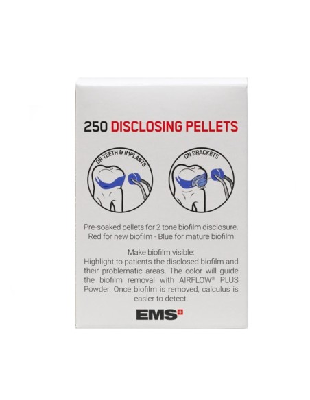 Biofilm Discloser Revelador de Placa Bote 250 unidades EMS Dental