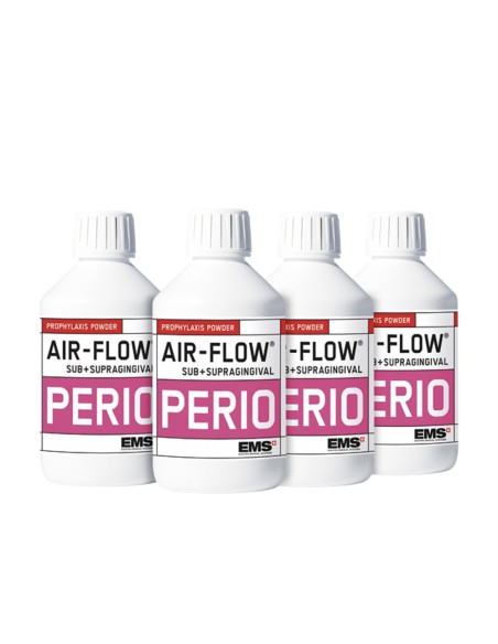 Air Flow Perio Polvo Glicina 25 micras Profilaxis 4 Botes 120g EMS
