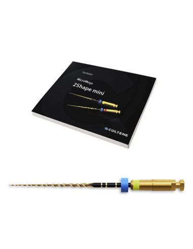 Limas Ni-Ti B5 2Shape Mini TS1 25/.04 Conformado Caja 5u MicroMega Coltène