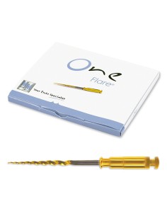 Limas Ni-Ti One Flare n. 25 Conicidad 9% L 17 mm Apertura Caja 5 uds MicroMega Coltène