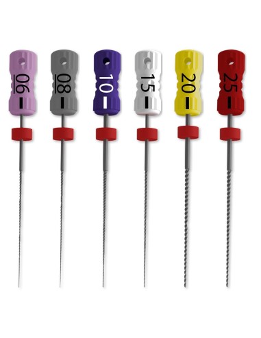 Limas K MicroMega 25 mm Estériles Caja 6 unidades Coltène