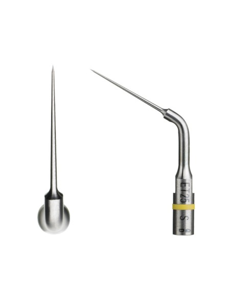 Inserto Satelec Titanio-Niobio ET25S Corto 15mm Conicidad 4% Endosuccess Retratamiento 1 unidad