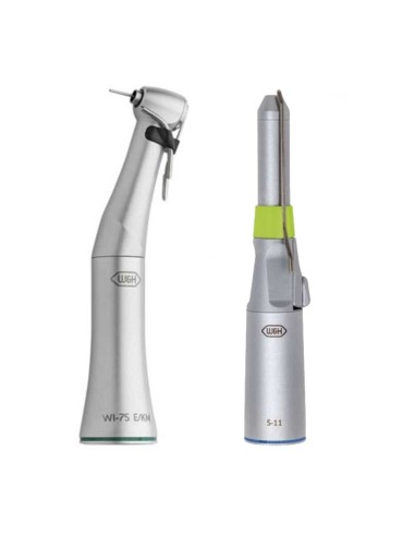 Pack 2 x WI-75 E/KM Contraángulo Quirúrgico 20:1 Sin Luz 50000rpm Implantología W&H