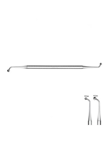 Obturador Doble Condensador Bola, 3,5mm y 4,5mm Mango Hexagonal Carl Martin