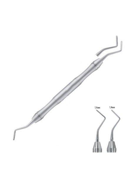 Periostótomo Posterior Liquid Steel Doble 1,4mm - 1,4mm Carl Martin