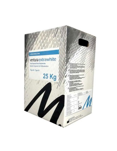 Yeso Ventura ExtraWhite Ortodoncia Tipo III Caja 25 Kg Madespa