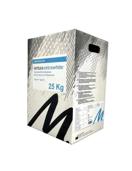Yeso Ventura ExtraWhite Ortodoncia Tipo III Caja 25 Kg Madespa