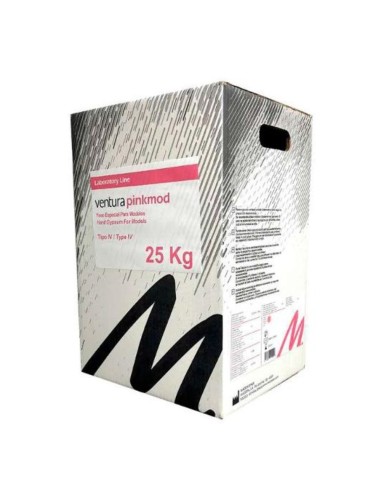 Yeso Ventura Pinkmod Tipo IV Rosa Gingival Caja 25 kg Madespa