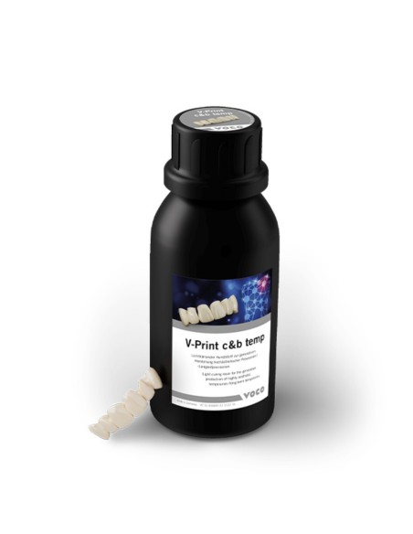 V-Print C&B Temp Resina Fotopolimerizable, CAD/CAM, Botella 500g VOCO
