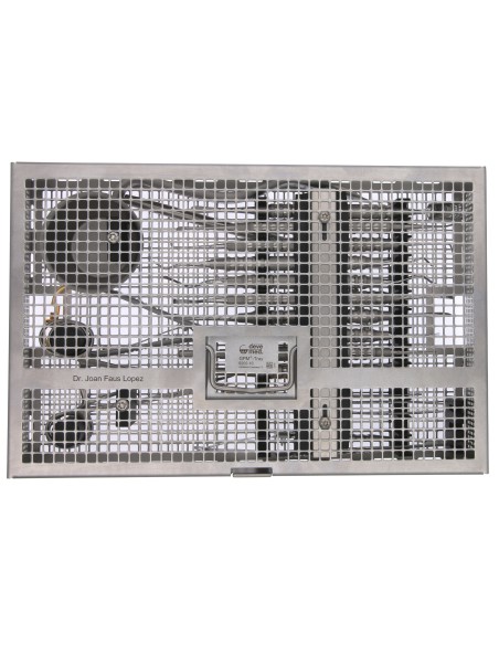 Caja esterilizable con Tapa y Asa para 20 instrumentos Devemed