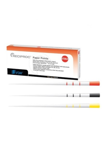 Reciproc Puntas de Papel Estériles Caja 144 uds VDW - Zipperer