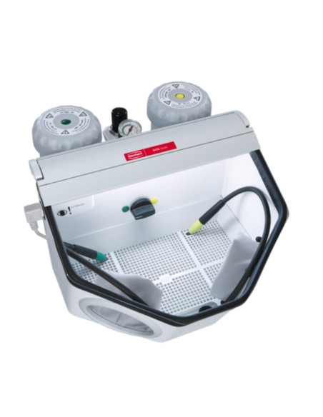 Arenadora Basic Classic Renfert 2 Toberas, 25–70 µm/70–250 µm, 2 Depósitos, 98l/min, 14L..