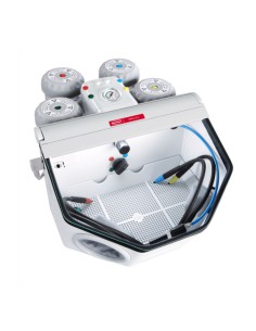 Arenadora Renfert Basic Quattro 2 Toberas, 25-70µm/70-250µm 98l/min, 2 Depósitos Ampliables hasta 4 2