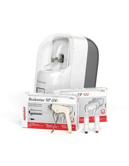 Biodentine XP Starter Pack Sustituto Dentina Bioactivo, Cartuchos + Pistola + Vibradora Septodont