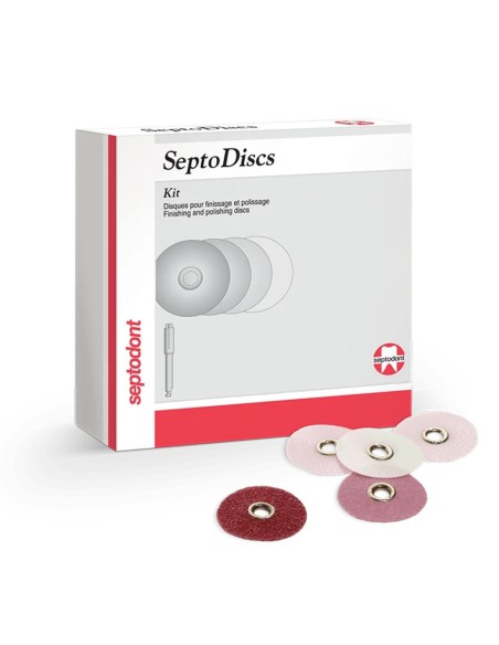 Septodiscs Kit Acabado y Pulido 120 discos + Mandril Septodont