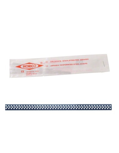 Tiras de Profilaxis de Acero, 4 mm x 0,07 mm L120mm 1 Cara 10 unidades Horico