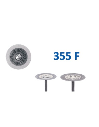 Disco de Diamante Superdiaflex F 355F Doble Cara, Pieza de Mano, Fino 1u Horico