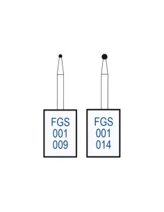 Fresa Diamante Turbina FGS 001 Fig. 801 Bola, Corto, Clínica 5 unidades Horico