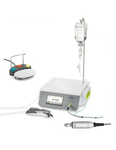 Implantmed Plus SI-1023 con Micromotor EM-19 LC con Luz y Pedal con Cable S-N2 W&H