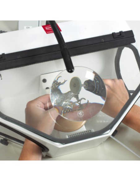 Cabina de Repasado Dustex Master Plus con Luz, Renfert