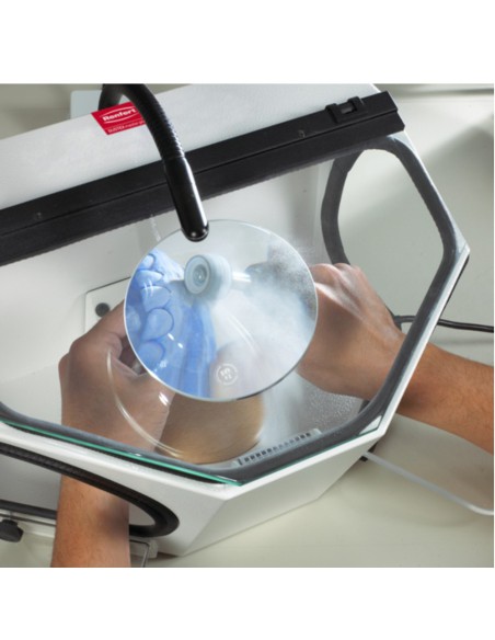 Cabina de Repasado Dustex Master Plus con Luz, Renfert