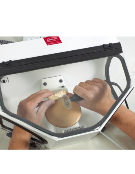 Cabina de Repasado Dustex Master Plus con Luz, Renfert