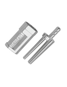 Bi-Pin Corto con Manguito, Guía Doble, Pin de Modelado Metal Niquelado, 1000 uds Renfert