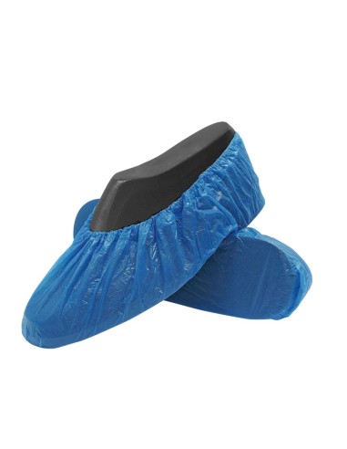 Cubrecalzado Protección Polietileno Azul Desechables 100 unidades Clarben