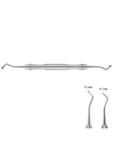 Instrumento de Obturación, Condensador Redondo 1,6mm - 1,1mm Liquid Steel Carl Martin