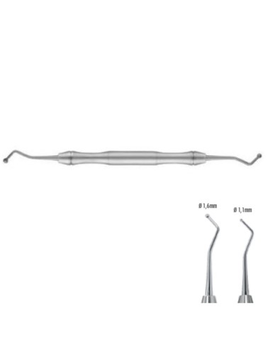 Instrumento de Obturación, Condensador Redondo 1,6mm - 1,1mm Liquid Steel Carl Martin