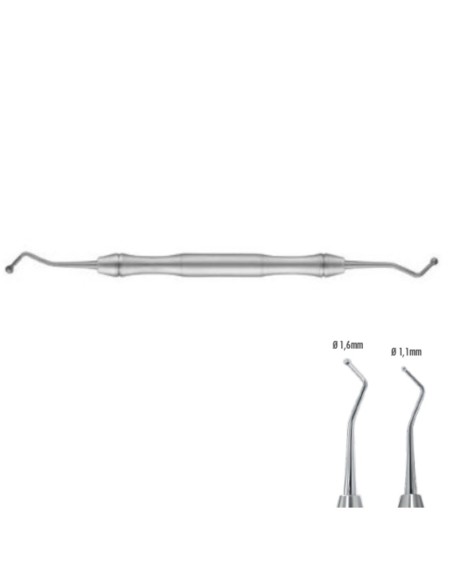 Instrumento de Obturación, Condensador Redondo 1,6mm - 1,1mm Liquid Steel Carl Martin