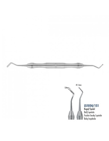 Obturador Espátula 2mm Bola Ø 1,5mm Liquid Steel Carl Martin