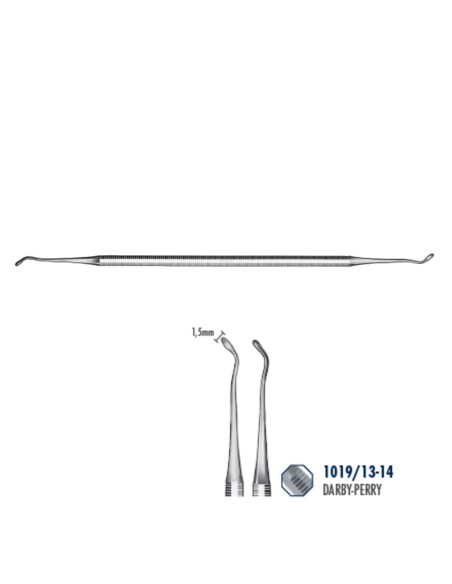 Excavador Darby Perry, Doble 1,5mm - 1,5mm Mango Octogonal Carl Martin