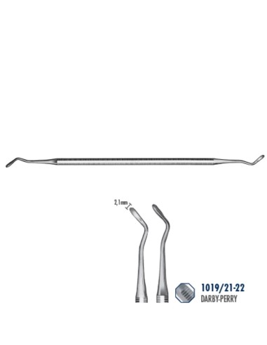 Excavador Darby-Perry Doble 2,1mm - 2,1mm Mango Octogonal Carl Martin