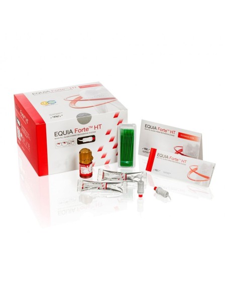 Equia Forte HT Ionómero de Vidrio Promo Pack 100 Cápsulas + 4ml Coat GC