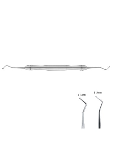 Obturador, Condensador Redondo, Doble 1mm - 1,3mm Liquid Steel Carl Martin
