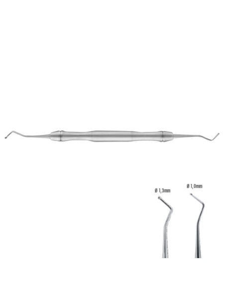 Obturador, Condensador Redondo, Doble 1mm - 1,3mm Liquid Steel Carl Martin