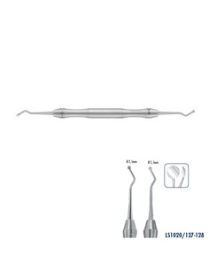Excavador Doble 2,1mm - 2,1mm Cuchara Ovalada Liquid Steel Carl Martin