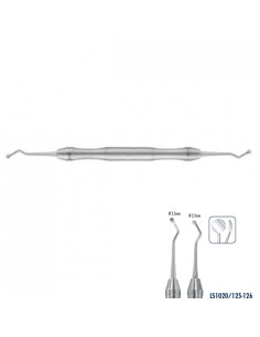 Excavador Doble Cuchara Ovalada 2,5mm - 2,5mm Liquid Steel Carl Martin